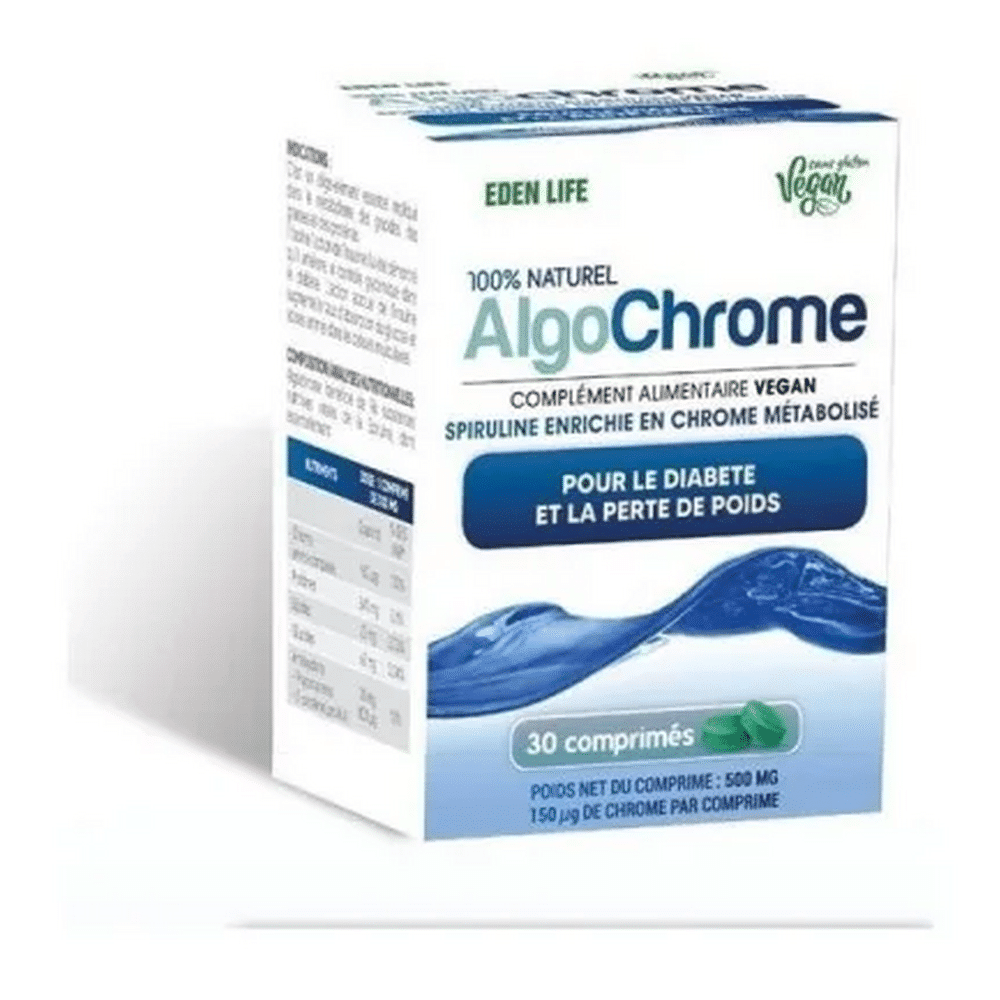Eden Life Algo Chrome 30 Comprimés