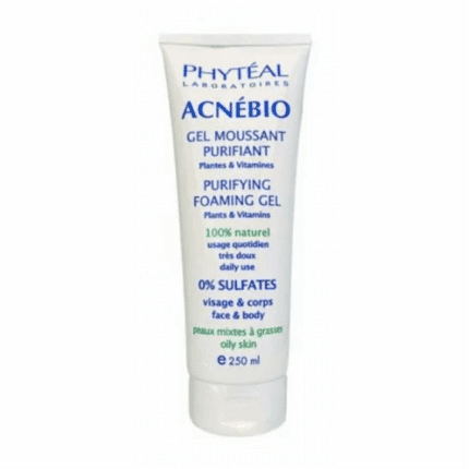Flacon Phyteal Acnebio Gel Moussant 250ml en Tunisie