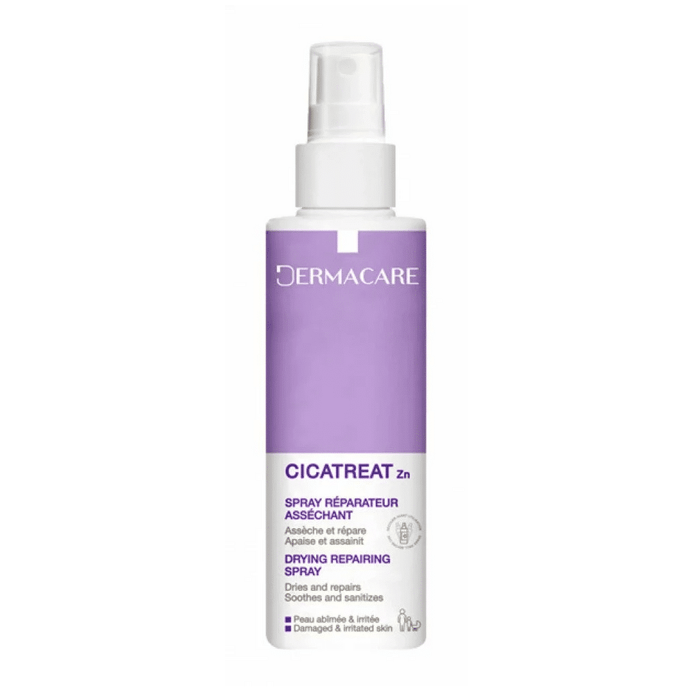 Dermacare Cicatreat Zn - Spray réparateur assèchant - Peaux abîmées & irritées - 100ml