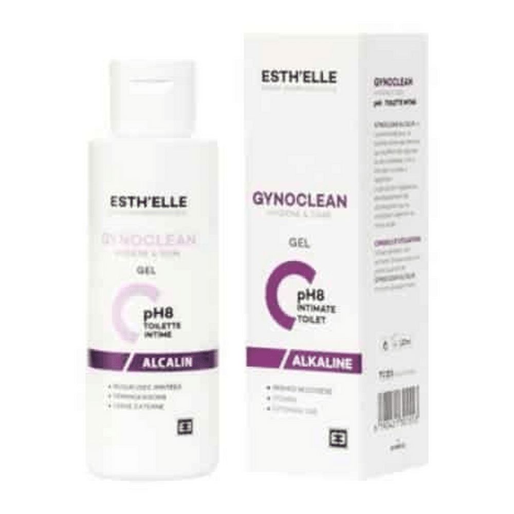 esthelle-gynoclean-gel-ph8-120ml Flacon Esth’elle Gynoclean Gel Ph8 120ml pour l'hygiène quotidienne en Tunisie