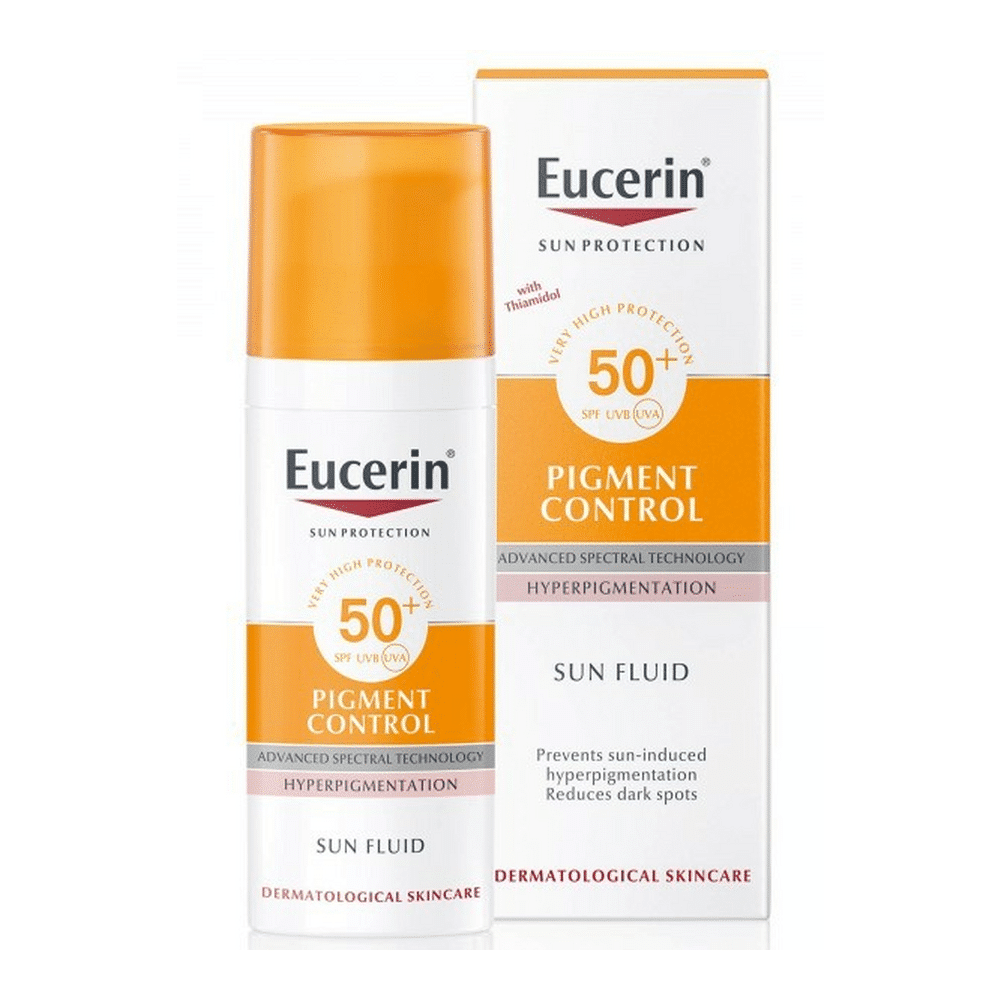 ECRAN SOLAIRE ANTI-TACHES EUCERIN PIGMENT CONTROL SUN FLUID SPF50+ 50ML