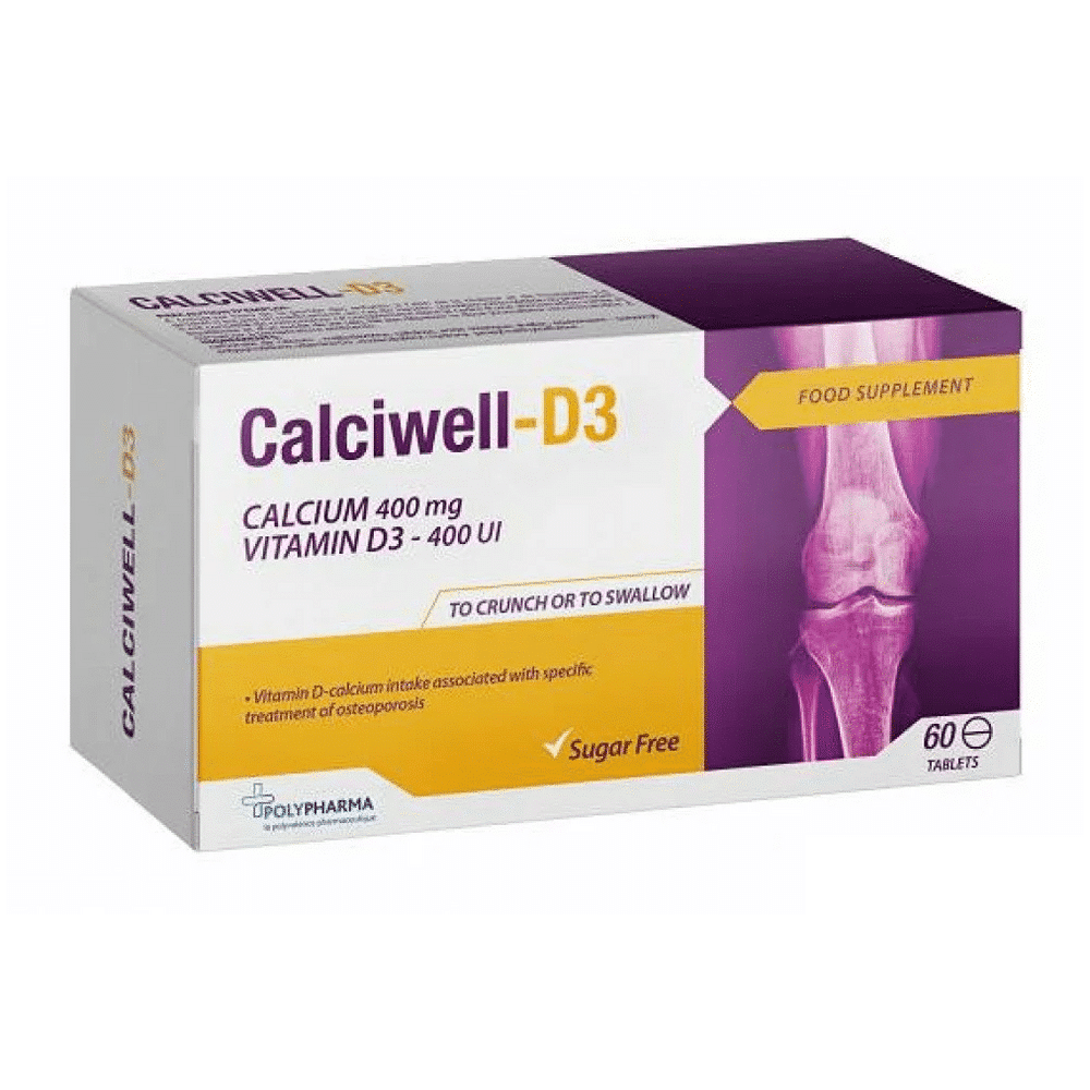 Polypharma Calciwell D3 - 60 Comprimes