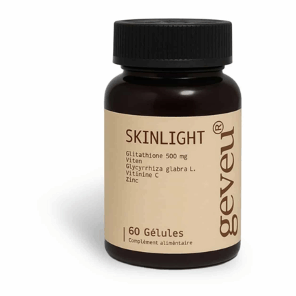 Boîte Geveu Skinlight 60 gélules pour le soin du visage en Tunisie
