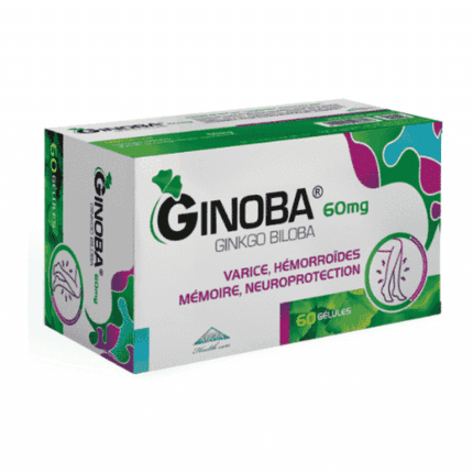 Boîte Ginoba 60mg 60 Capsules pour bébé en Tunisie