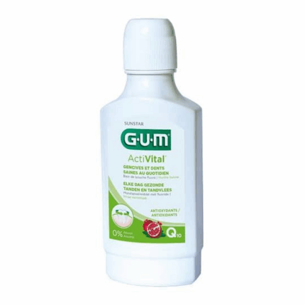 GUM Activital Bain de Bouche Q10 pour l'hygiène quotidienne en Tunisie
