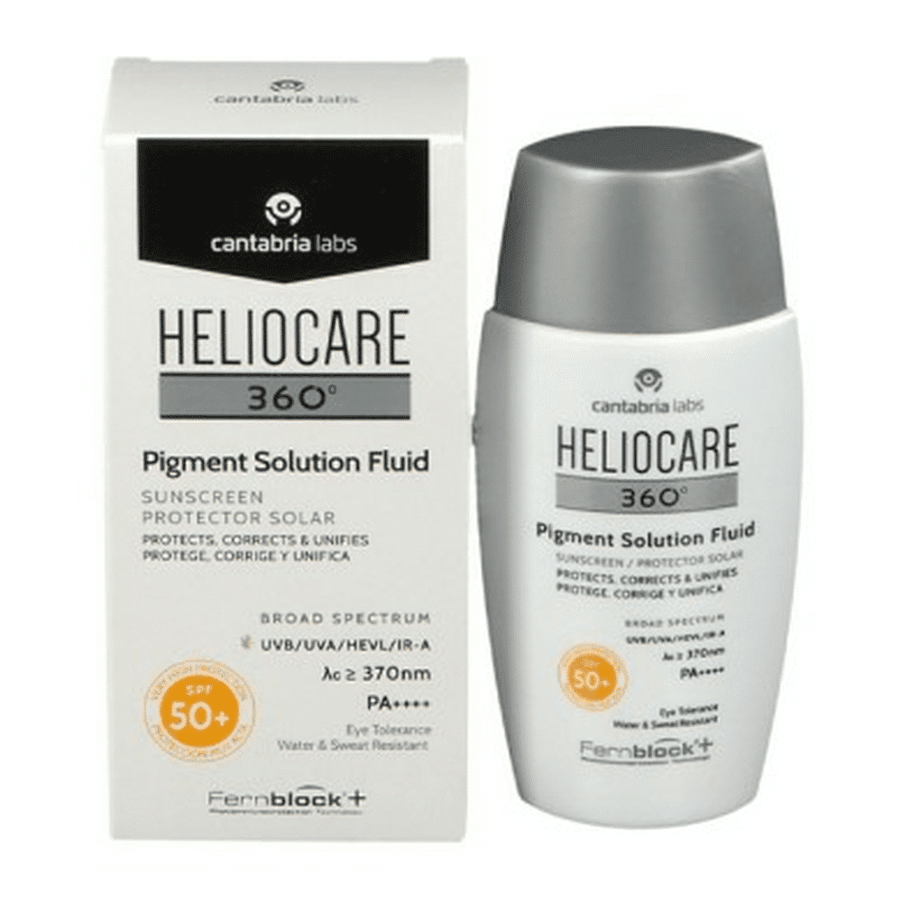 heliocare-360°-pigment-solution-fluid-spf50-50ml Flacon Heliocare 360° Pigment Solution Fluid Spf50+ 50ml pour la protection solaire en Tunisie