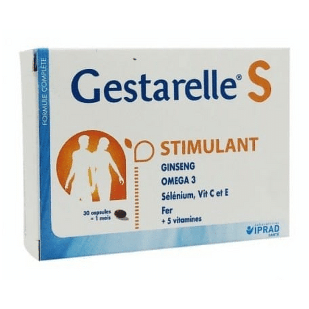 iprad-gestarelle-s-stimulant-30-capsules Boîte Iprad Gestarelle S Stimulant 30 Capsules en Tunisie