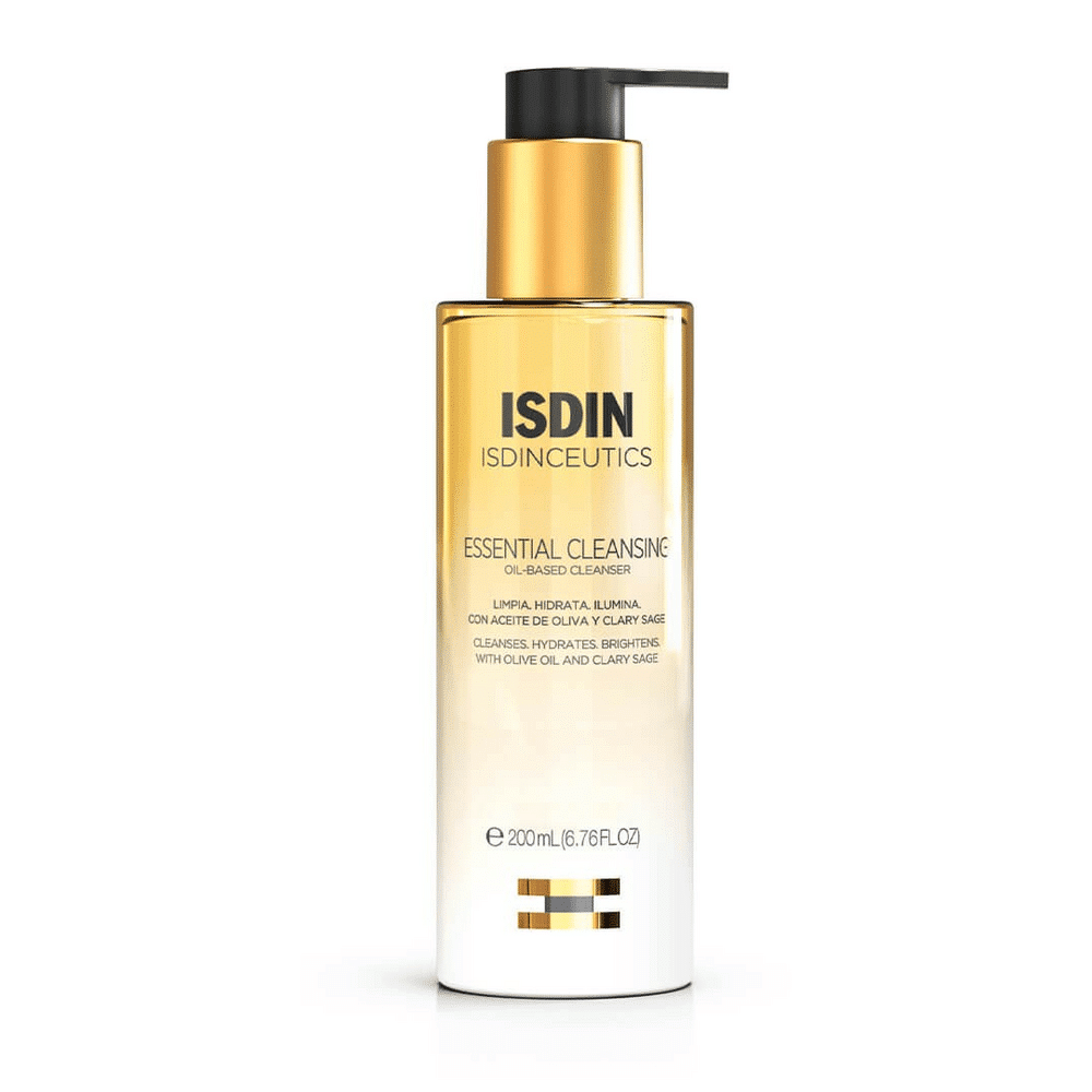 ISDIN Isdinceutics Essential Cleansing Huile Nettoyante et Démaquillante Visage 200ml