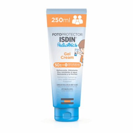 Tube Isdin Photoprotecteur Gel crème Kids SPF 50 250 ml en Tunisie