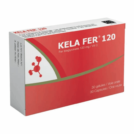 Boîte XEN Kela Fer 120 mg 30 Capsules complément alimentaire en Tunisie