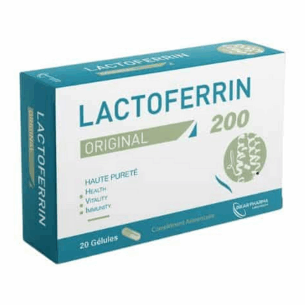 Boîte Lactoferrin 200 Original bt 20 gélules complément alimentaire en Tunisie