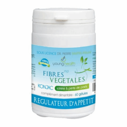 Boîte Young Health Fibres Vegetales 60 gélules en Tunisie
