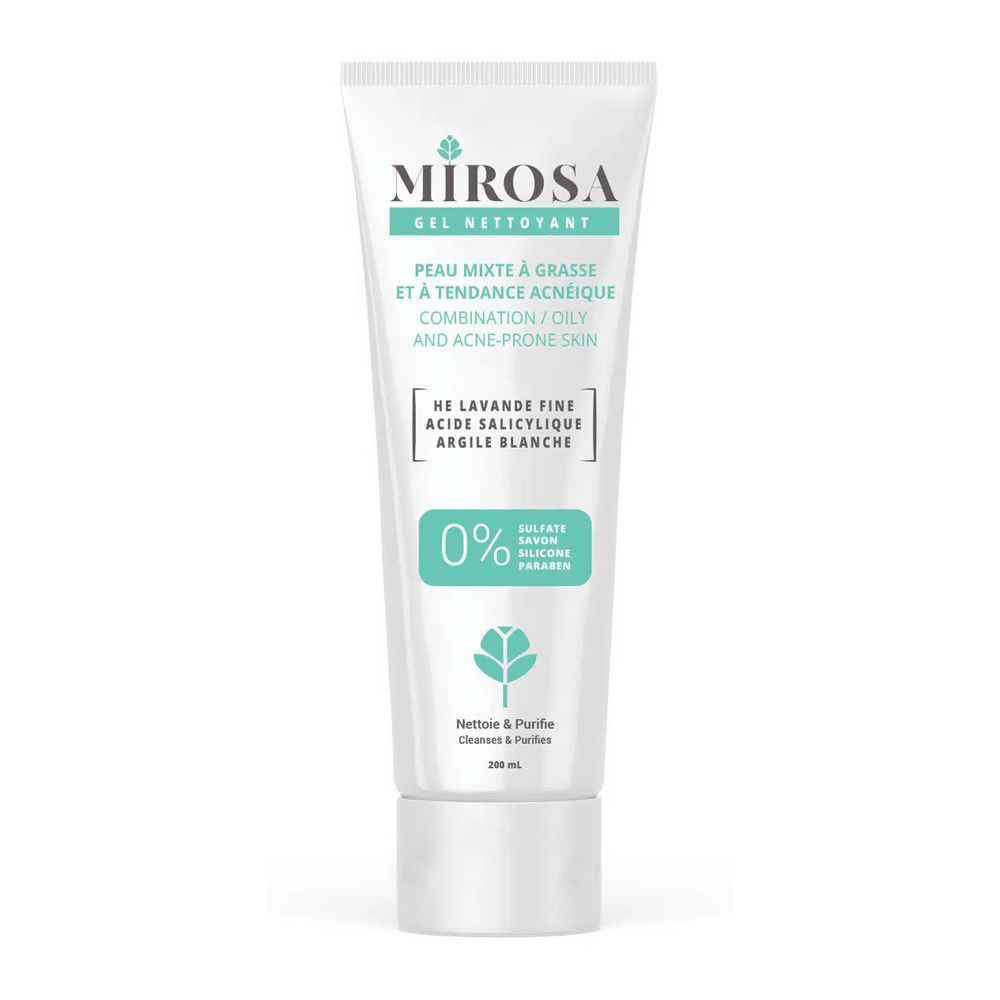 mirosa-gel-nettoyant-peau-mixte-a-grasse-200ml Flacon Mirosa Gel Nettoyant Peau Mixte à Grasse 200ml pour le soin du visage en Tunisie