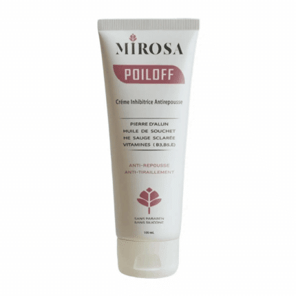 Tube Mirosa Poiloff crème Anti-Repousse 100ml pour l'hygiène quotidienne en Tunisie