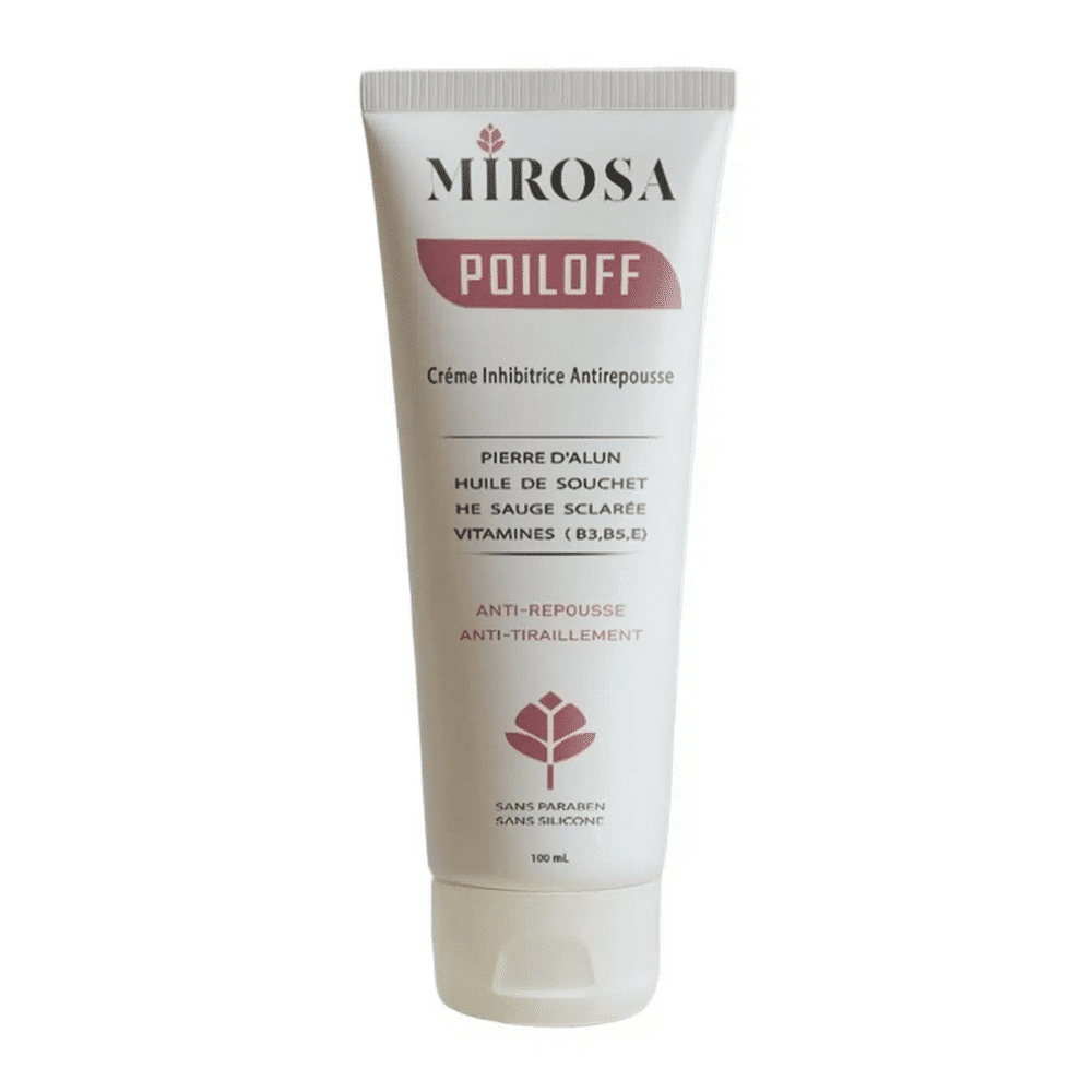 mirosa-poiloff-creme-anti-repousse-100ml Tube Mirosa Poiloff crème Anti-Repousse 100ml pour l'hygiène quotidienne en Tunisie