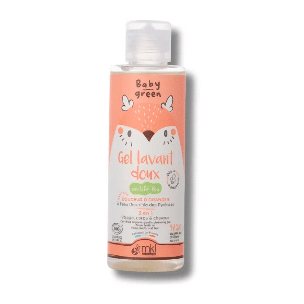 mkl-gel-lavant-doux-bio-baby-green-100ml Flacon MKL Gel Lavant Doux Bio Baby Green 100ml en Tunisie