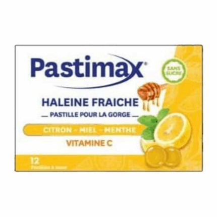 Pastimax Citron Miel Menthe B/12 en Tunisie
