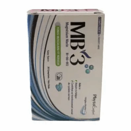 Mb3 - Tonus Musculaire et Nerveux - bt 30 cp complément alimentaire en Tunisie