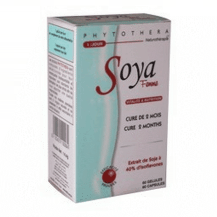 Boîte Vital Phytothera Soya Femme 60 gélules complément alimentaire en Tunisie