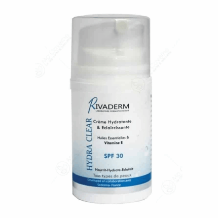 Rivaderm Hydra Clear SPF 30 50ml en Tunisie