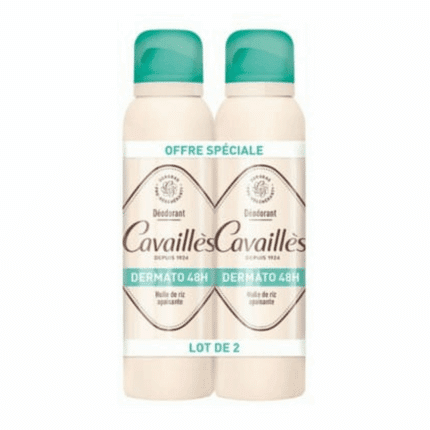 ROGÉ Cavaillès Déodorant Dermato Anti-odeurs 48h Spray Lot de 2 X 150 ml pour l'hygiène quotidienne en Tunisie