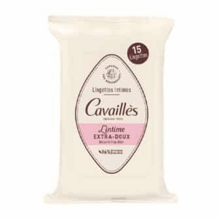 Paquet ROGÉ Cavaillès Lingettes Intimes Extra-douces 15 Lingettes en Tunisie