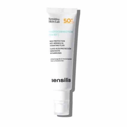 Flacon sensilis photocorrection ha50 écran invisible 50ML pour protection solaire visage