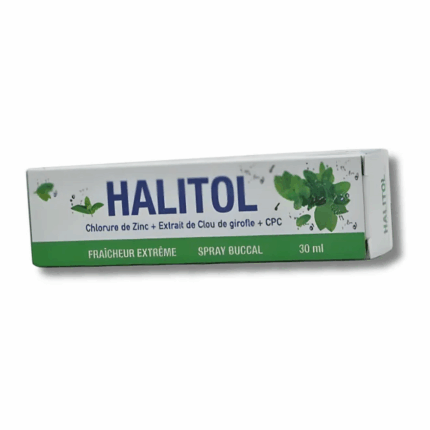 Stoderma Halitol Fraicheur Extreme Spray buccal 30ml pour l'hygiène quotidienne en Tunisie
