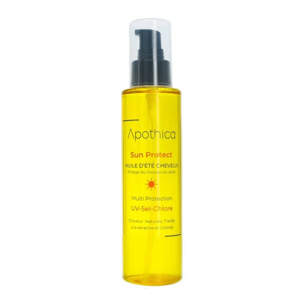 sun-protect-huile-d-été-cheveux-150ml Flacon Apothica Sun Protect Huile D’ete cheveux 150ml en Tunisie