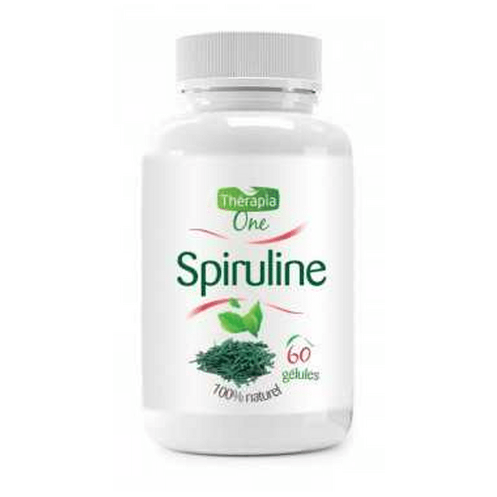therpia-spiruline Boîte Therapia Spiruline 60 gélules complément alimentaire en Tunisie