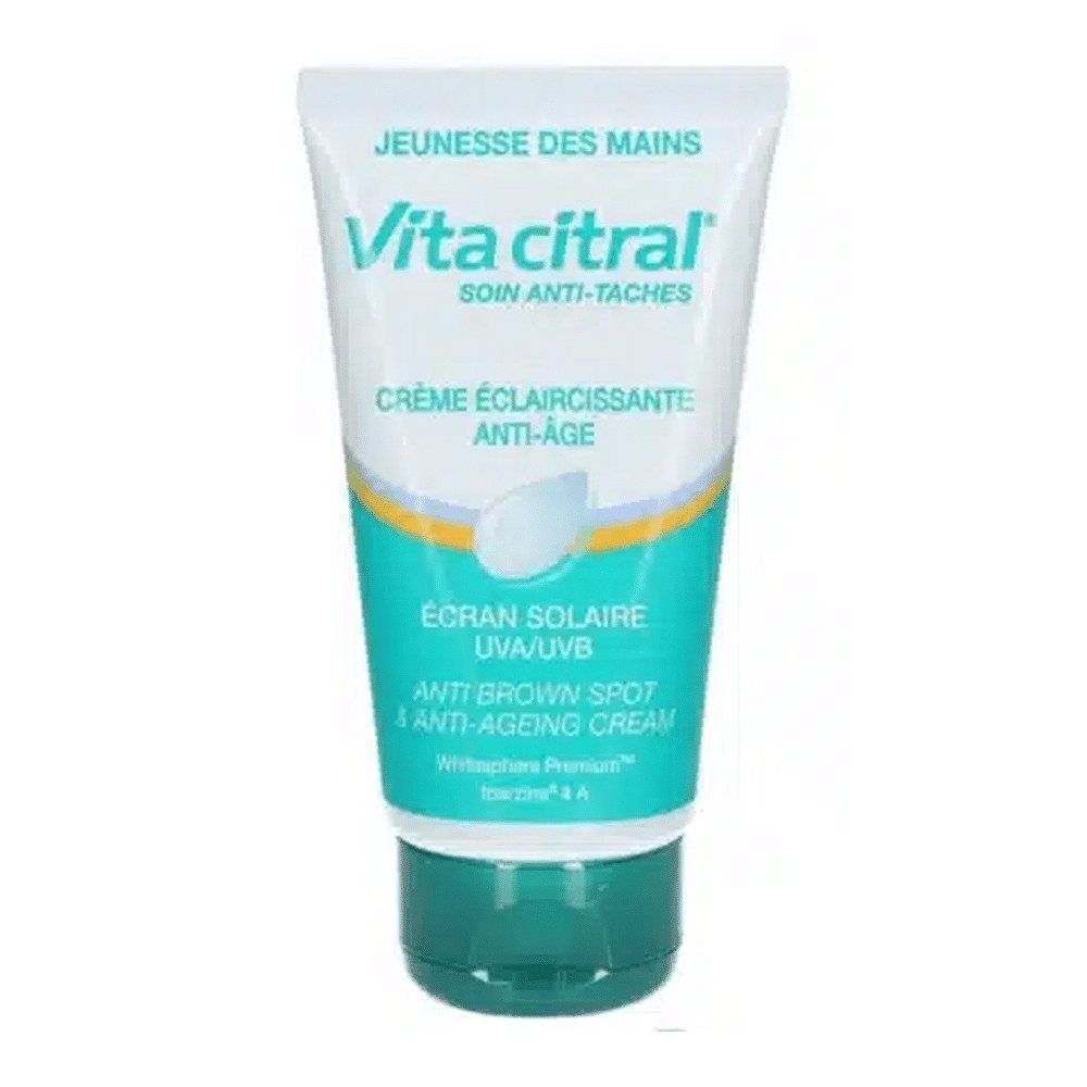 Vita Citral Crème Mains Anti Âge Eclaircissante avec Spf, 75 ml