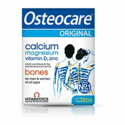Boîte Vitabiotics Osteocare Original 30 comprimés complément alimentaire en Tunisie