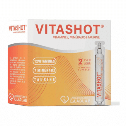 Vitashot Multivitaminés 15 Amopules 10ml en Tunisie