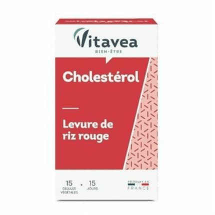 Vitavea Cholest Control Levure de Riz Rouge 15 Gélules