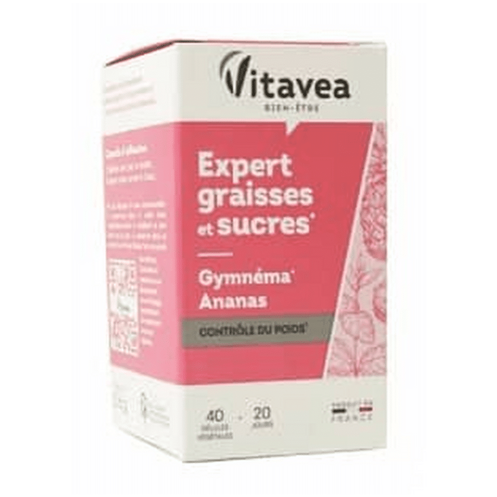 Vitavea Expert Graisses et Sucres 40 Gélules