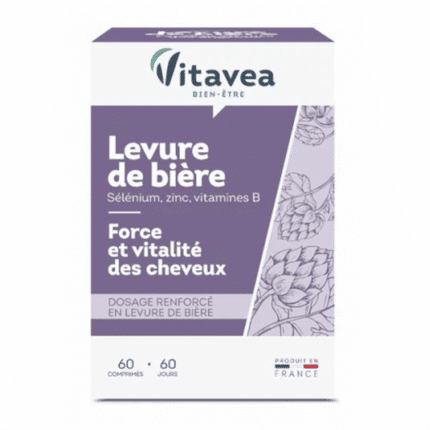 Boîte Vitavea Levure de Biere+selenium+zinc 60 comprimés complément alimentaire en Tunisie