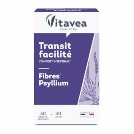 Boîte Vitavea Transit Facilite Confort Intestinal 30 gélules en Tunisie