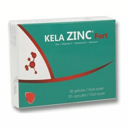 Boîte Kela Zinc Fort 30 gélules pour bébé en Tunisie