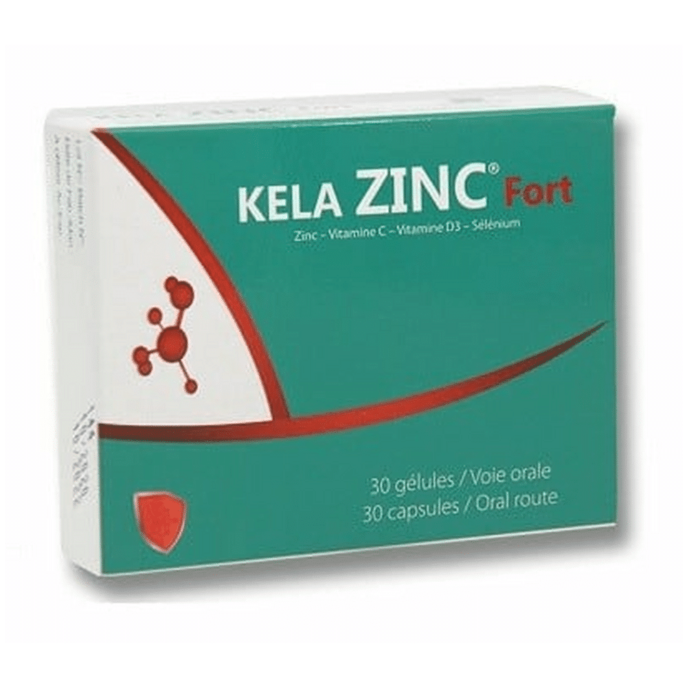 xen-kela-zinc-fort-30-gelules Boîte Kela Zinc Fort 30 gélules pour bébé en Tunisie